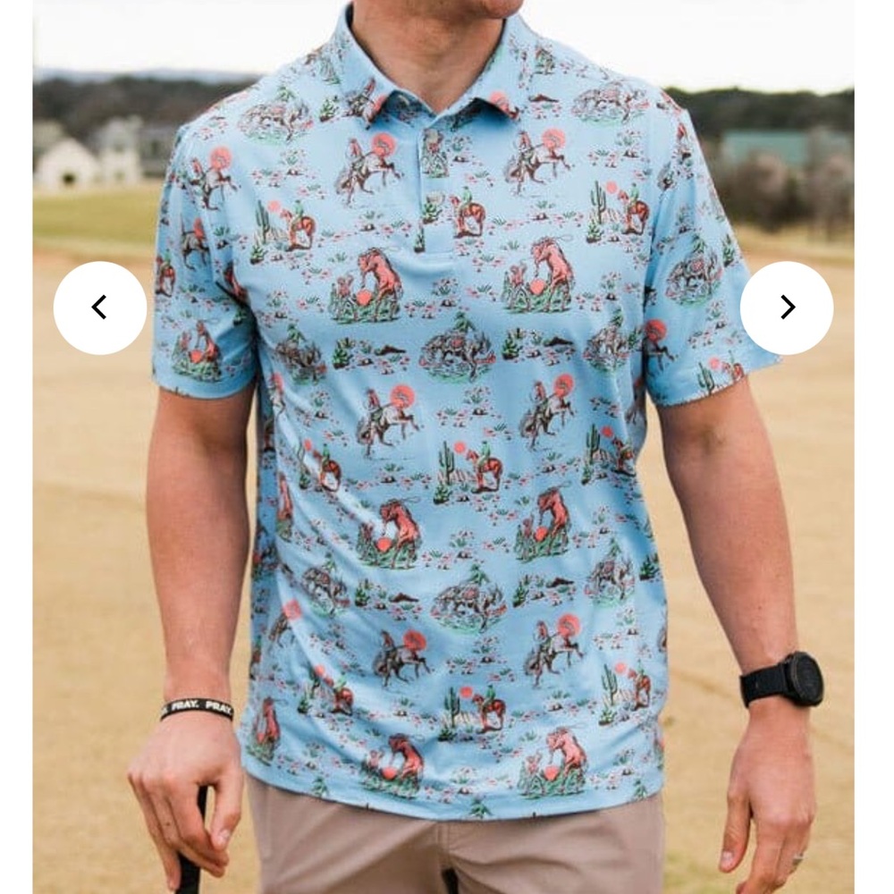 NWT Burlebo Performance Polo - Size Large